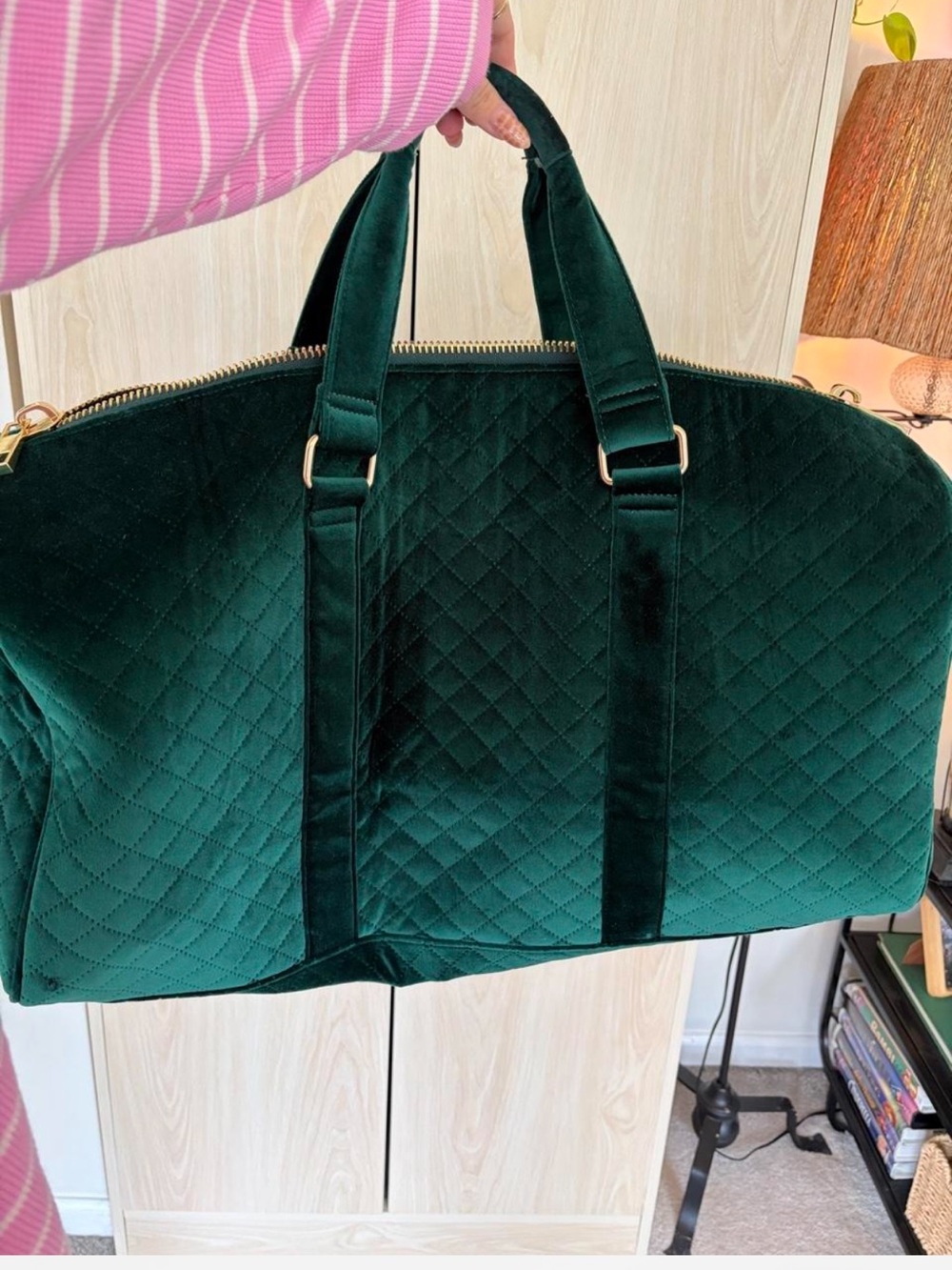 Stoney Clover Lane London Velvet Duffle